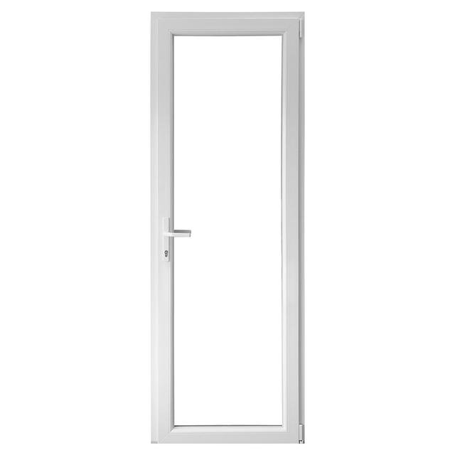 PORTA FINESTRA IN PVC BIANCA 1 ANTA SINISTRA E SERRATURA 80x220 cm (LxH) | Tecnomat PORTA FINESTRA IN PVC BIANCA 1 ANTA SINISTRA E SERRATURA 80x220 cm (LxH) | Tecnomat