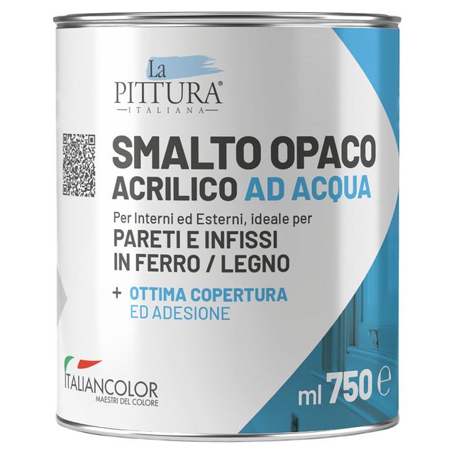 SMALTO AD ACQUA OPACO LPI 0,75 l BIANCO RESA 10-12 m²/l PRONTO USO | Tecnomat SMALTO AD ACQUA OPACO LPI 0,75 l BIANCO RESA 10-12 m²/l PRONTO USO - 2 | Tecnomat