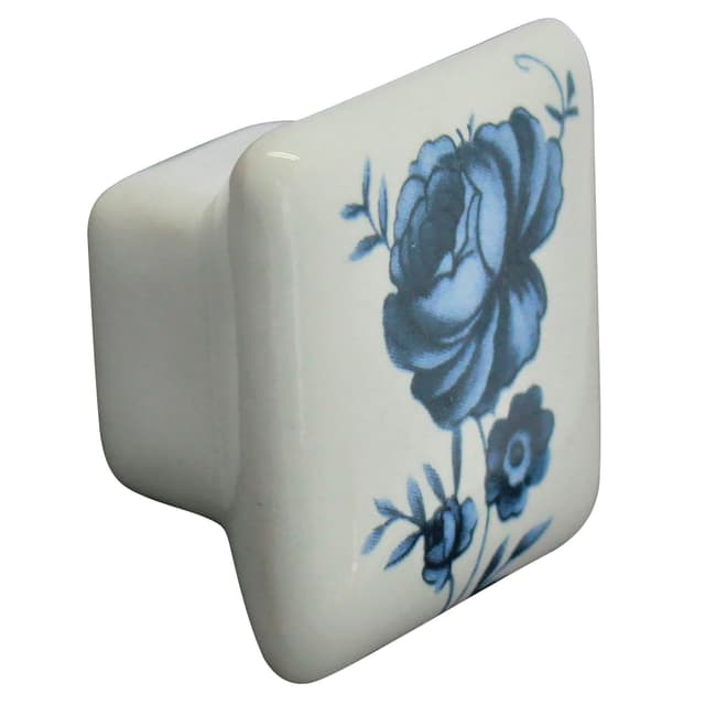 POMOLO PORCELLANA BIANCA CON FIORE Ø 35 mm | Tecnomat POMOLO PORCELLANA BIANCA CON FIORE Ø 35 mm - 2 | Tecnomat