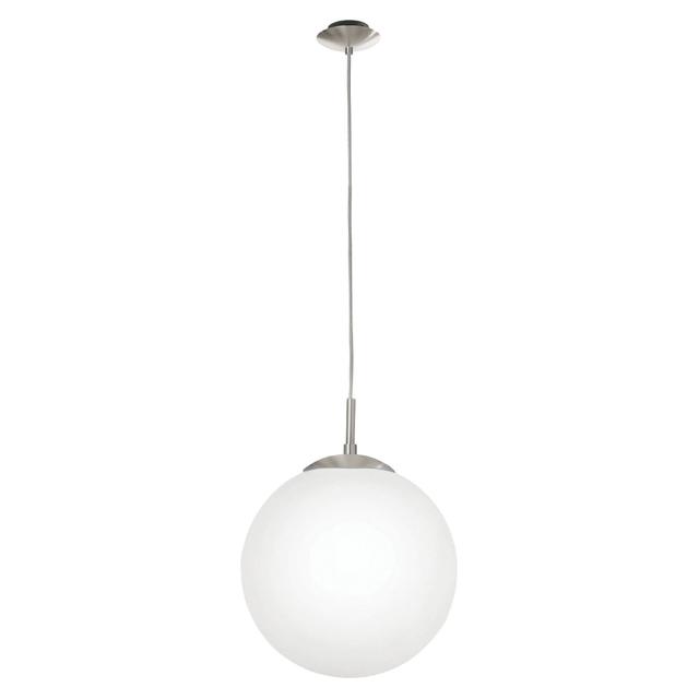 SOSPENSIONE RONDO 1xE27 FINO A 60W METALLO E VETRO OPALE Ø 300x1100 mm | Tecnomat SOSPENSIONE RONDO 1xE27 FINO A 60W METALLO E VETRO OPALE Ø 300x1100 mm - 2 | Tecnomat