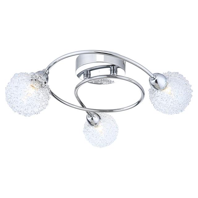 SPIRALE CLIO 3 FARETTI VETRO/MET 33W G9 ECOALOGENE DIMENSIONI Ø 33 cm | Tecnomat SPIRALE CLIO 3 FARETTI VETRO/MET 33W G9 ECOALOGENE DIMENSIONI Ø 33 cm - 2 | Tecnomat