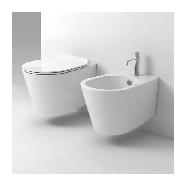 VASO SERIE GAMBASSI SOSPESO IN CERAMICA BIANCA SENZA BRIDA | Tecnomat VASO SERIE GAMBASSI SOSPESO IN CERAMICA BIANCA SENZA BRIDA | Tecnomat