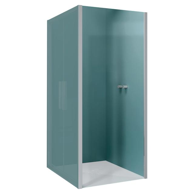 LATO FISSO ITALIA 90-92 cm H 195 cm VETRO TRASPARENTE 6 mm PROFILI ACCIAIO SPAZZOLATO | Tecnomat LATO FISSO ITALIA 90-92 cm H 195 cm VETRO TRASPARENTE 6 mm PROFILI ACCIAIO SPAZZOLATO - 2 | Tecnomat