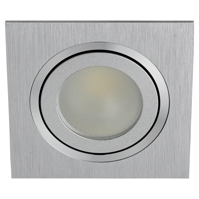 FARETTO INCASSO VIVIDA LED COB 5W QUADRO SILVER 4000K 500 lumen DIMENSIONI 92x92x43 mm | Tecnomat FARETTO INCASSO VIVIDA LED COB 5W QUADRO SILVER 4000K 500 lumen DIMENSIONI 92x92x43 mm | Tecnomat