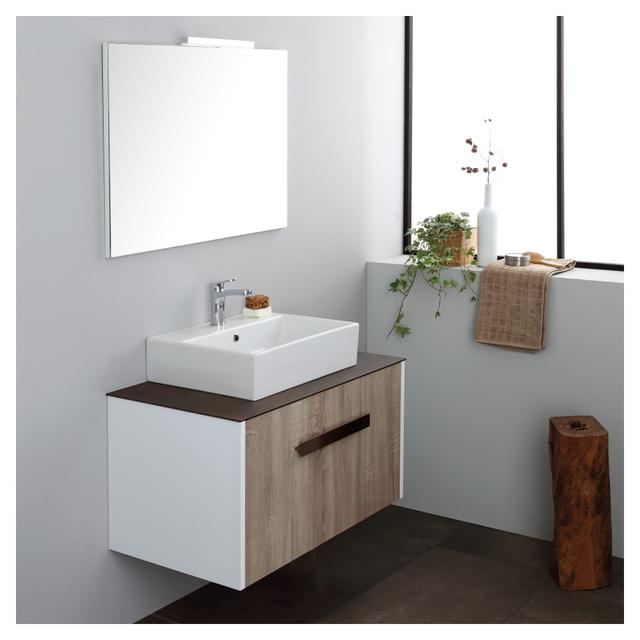 LAVABO D'APPOGGIO SQUARE IN CERAMICA BIANCO LUCIDO RETTANGOLARE CON FORO 50x14x42 cm(LxHxP) | Tecnomat LAVABO D'APPOGGIO SQUARE IN CERAMICA BIANCO LUCIDO RETTANGOLARE CON FORO 50x14x42 cm(LxHxP) | Tecnomat