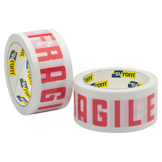 NASTRO ADESIVO PER IMBALLO 50 mm 66 m POLIPROPILENE BIANCO PRESTAMPATO FRAGILE | Tecnomat NASTRO ADESIVO PER IMBALLO 50 mm 66 m POLIPROPILENE BIANCO PRESTAMPATO FRAGILE - 2 | Tecnomat
