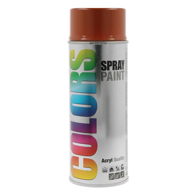 SMALTO SPRAY COLORS MOTIP RAL 8004 MARRONE RAME 400 ml 2 - 4 m² CON 1 l | Tecnomat SMALTO SPRAY COLORS MOTIP RAL 8004 MARRONE RAME 400 ml 2 - 4 m² CON 1 l - 2 | Tecnomat