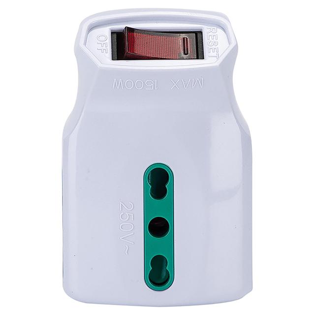 ADATTATORE TRIPLO FANTON 3 PRESE 10/16A CON LIMITATORE SPINA 2P+T 10A | Tecnomat ADATTATORE TRIPLO FANTON 3 PRESE 10/16A CON LIMITATORE SPINA 2P+T 10A | Tecnomat