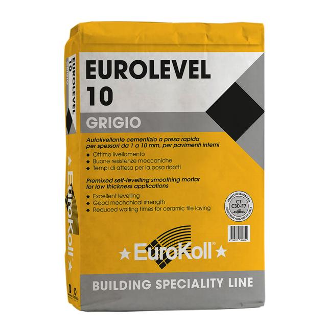 AUTOLIVELLANTE EUROLEVEL 10 25 kg EUROKOLL PER INTERNI PER SPESSORI DA 1 a 10 mm | Tecnomat AUTOLIVELLANTE EUROLEVEL 10 25 kg EUROKOLL PER INTERNI PER SPESSORI DA 1 a 10 mm | Tecnomat