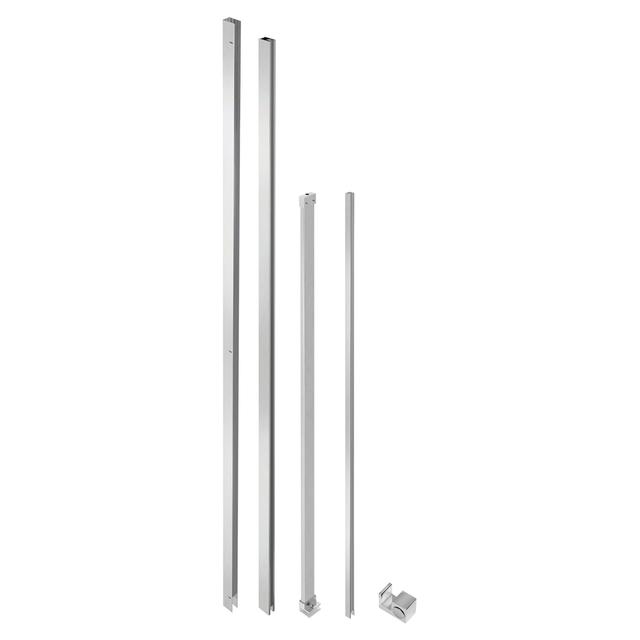 KIT PROFILI PER WALK-IN NEXMOD CON BRACCETTO IN ACCIAIO SPAZZOLATO | Tecnomat KIT PROFILI PER WALK-IN NEXMOD CON BRACCETTO IN ACCIAIO SPAZZOLATO | Tecnomat