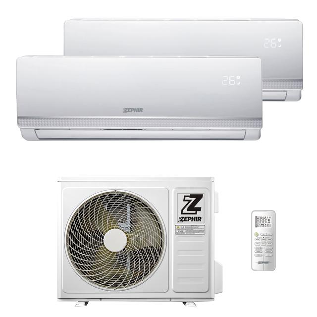 CONDIZIONATORE ZEPHIR DUAL 9000+12000 BTU EER 3,3 COP 3,9 A++/A+ | Tecnomat CONDIZIONATORE ZEPHIR DUAL 9000+12000 BTU EER 3,3 COP 3,9 A++/A+ - 2 | Tecnomat