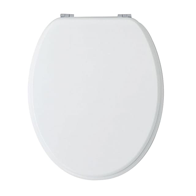 COPRIWATER UNIVERSALE OVALE MDF BIANCO VERNICIATO CERNIERE IN META | Tecnomat COPRIWATER UNIVERSALE OVALE MDF BIANCO VERNICIATO CERNIERE IN META - 2 | Tecnomat