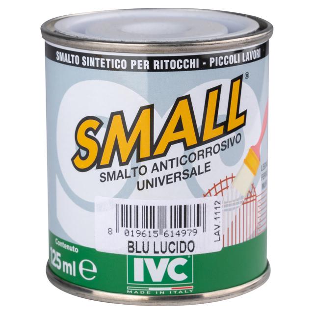 SMALTO SINTETICO RITOCCO UNIVERSAL SMALL BLU 125 ml ANTICORROSIVO 12m² CON 1 l | Tecnomat SMALTO SINTETICO RITOCCO UNIVERSAL SMALL BLU 125 ml ANTICORROSIVO 12m² CON 1 l | Tecnomat