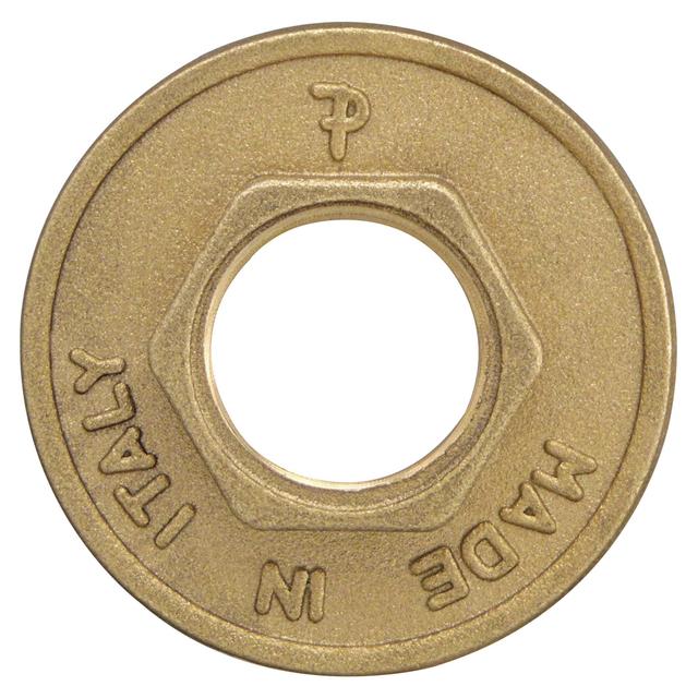 CONTRODADO CON FLANGIA PATTARONI OTTONE GIALLO 1/2 | Tecnomat CONTRODADO CON FLANGIA PATTARONI OTTONE GIALLO 1/2 - 2 | Tecnomat