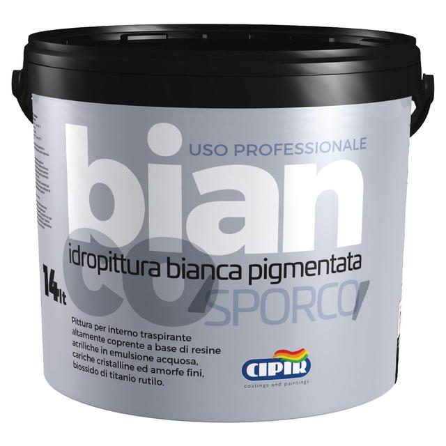 PITTURA TRASPIRANTE BIANCO SPORCO CIPIR 14 l PIGMENTATA PER INTERNO 5-6 m² CON 1 l A 2 MANI | Tecnomat PITTURA TRASPIRANTE BIANCO SPORCO CIPIR 14 l PIGMENTATA PER INTERNO 5-6 m² CON 1 l A 2 MANI | Tecnomat