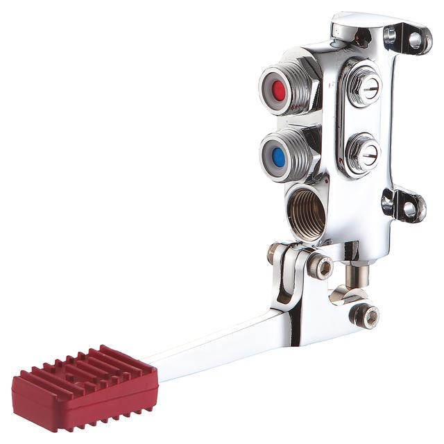 MISCELATORE A PEDALE 2 INGRESSI E 1 LEV INSTALLABILE A PAVIMENTO E PARETE ACQUA MISCELATA | Tecnomat MISCELATORE A PEDALE 2 INGRESSI E 1 LEV INSTALLABILE A PAVIMENTO E PARETE ACQUA MISCELATA | Tecnomat