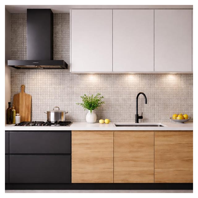MOSAICO ELEGANTE GRIGIO 5x5 cm FOGLIO 30x30 cm PEI3 R9 GRES PORCELLANATO | Tecnomat MOSAICO ELEGANTE GRIGIO 5x5 cm FOGLIO 30x30 cm PEI3 R9 GRES PORCELLANATO - 2 | Tecnomat