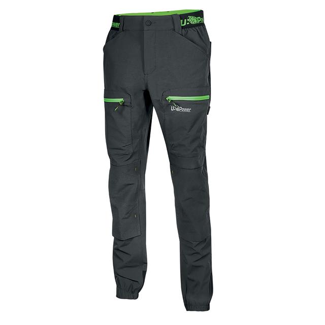 PANTALONE HORIZON U-POWER TAGLIA 3XL COLORE GRIGIO INSERTI VERDI TESSUTO U-4 WAY STRETCH | Tecnomat PANTALONE HORIZON U-POWER TAGLIA 3XL COLORE GRIGIO INSERTI VERDI TESSUTO U-4 WAY STRETCH | Tecnomat