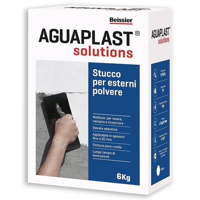 STUCCO PER ESTERNI IN POLVERE AGUAPLAST BIANCO 6 kg SPESSORI FINO A 20mm INTERNO ESTERNO | Tecnomat STUCCO PER ESTERNI IN POLVERE AGUAPLAST BIANCO 6 kg SPESSORI FINO A 20mm INTERNO ESTERNO - 2 | Tecnomat