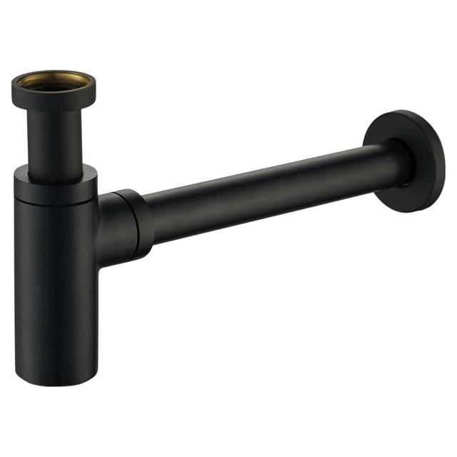 SIFONE LAVABO TECOM 1''1/4 ARREDO TONDO ALTO OTTONE NERO CANOTTO Ø 32 mm 44 l/min | Tecnomat SIFONE LAVABO TECOM 1''1/4 ARREDO TONDO ALTO OTTONE NERO CANOTTO Ø 32 mm 44 l/min - 2 | Tecnomat