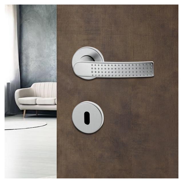 MANIGLIA A ROSETTA ROSSETTI - 144 ALLUMINIO ARGENTATO QUADRO 8 mm | Tecnomat MANIGLIA A ROSETTA ROSSETTI - 144 ALLUMINIO ARGENTATO QUADRO 8 mm | Tecnomat
