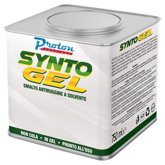 SMALTO ANTIRUGGINE GEL PROTON NERO SATINATO 0,75 l FERRO 8-9 m² CON 1 l | Tecnomat SMALTO ANTIRUGGINE GEL PROTON NERO SATINATO 0,75 l FERRO 8-9 m² CON 1 l | Tecnomat