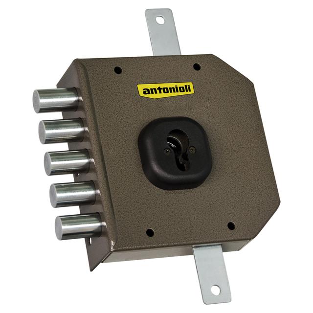 SERRATURA ANTONIOLI APPLICARE TRIPLICE CILINDRO 25 mm E60 mm SINISTRA SENZA SCROCCO | Tecnomat SERRATURA ANTONIOLI APPLICARE TRIPLICE CILINDRO 25 mm E60 mm SINISTRA SENZA SCROCCO | Tecnomat