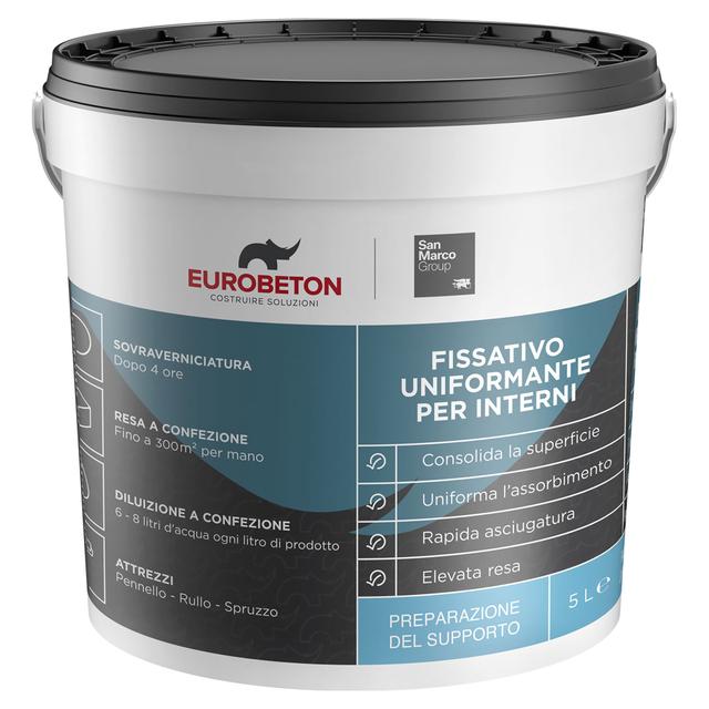 FISSATIVO EUROBETON SANMARCO 5 l PER INTERNI 60 m² CON 1 l | Tecnomat FISSATIVO EUROBETON SANMARCO 5 l PER INTERNI 60 m² CON 1 l | Tecnomat