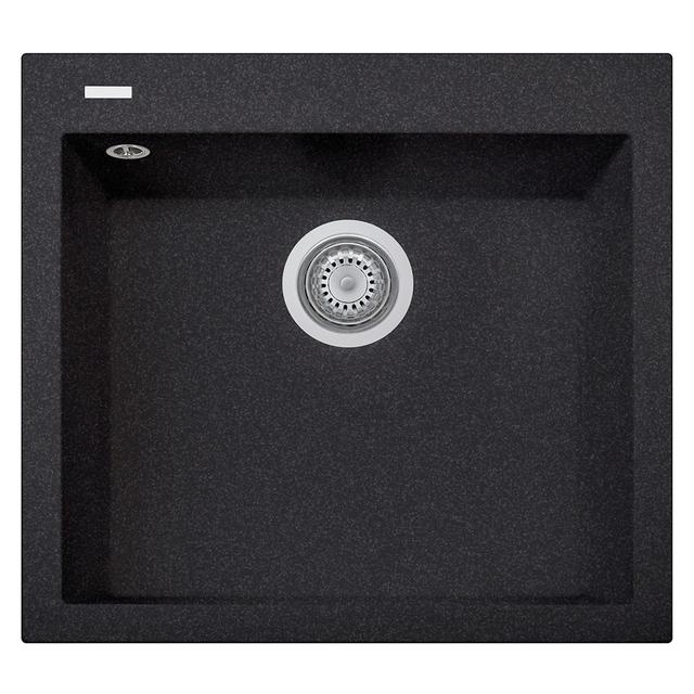 LAVELLO DIAMANT 56x50 cm IN GRANIT NERO | Tecnomat LAVELLO DIAMANT 56x50 cm IN GRANIT NERO - 2 | Tecnomat