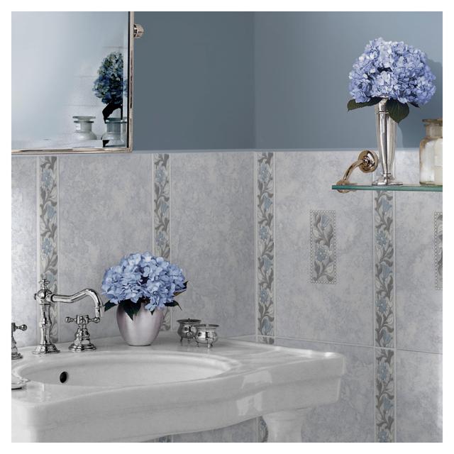 RIVESTIMENTO CONTINENTAL AZZURRO 25x40x0,6 cm BICOTTURA | Tecnomat RIVESTIMENTO CONTINENTAL AZZURRO 25x40x0,6 cm BICOTTURA - 2 | Tecnomat