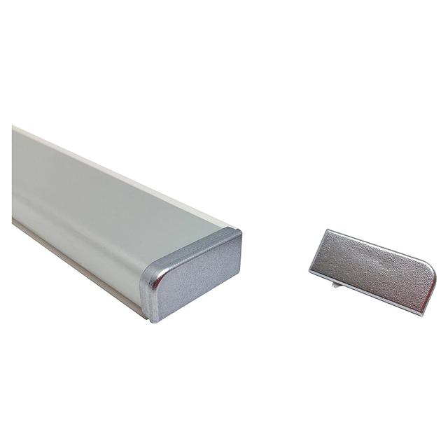 SET 1 ANGOLO 1 SPIGOLO 2 TERMINALI PVC PER ALZATINA MINI ARGENTO | Tecnomat SET 1 ANGOLO 1 SPIGOLO 2 TERMINALI PVC PER ALZATINA MINI ARGENTO | Tecnomat