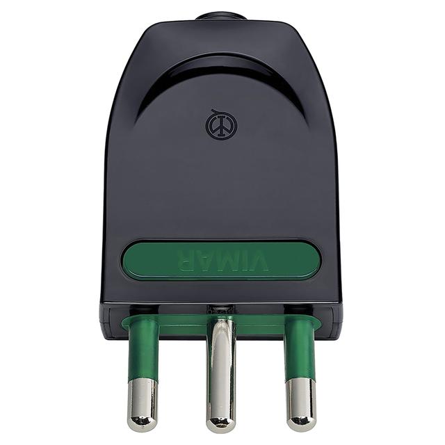 SPINA VIMAR 2P+T 16A ORIENTABILE COLORE NERO | Tecnomat SPINA VIMAR 2P+T 16A ORIENTABILE COLORE NERO - 2 | Tecnomat