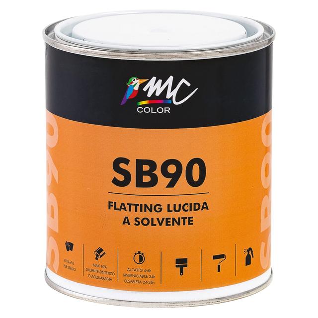 FLATTING LUCIDO SOLVENTE MCCOLOR 0,75 l TRASPARENTE PRONTO USO 8-10 m² CON 1 l | Tecnomat FLATTING LUCIDO SOLVENTE MCCOLOR 0,75 l TRASPARENTE PRONTO USO 8-10 m² CON 1 l | Tecnomat