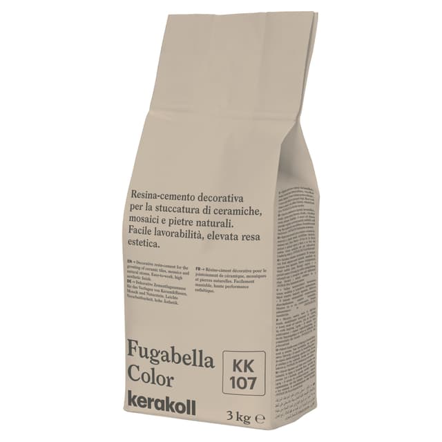 STUCCO FUGABELLA COLOR KERAKOLL KK 107 3kg FUGA 0-20 mm USO INTERNO ED ESTERNO | Tecnomat STUCCO FUGABELLA COLOR KERAKOLL KK 107 3kg FUGA 0-20 mm USO INTERNO ED ESTERNO - 2 | Tecnomat