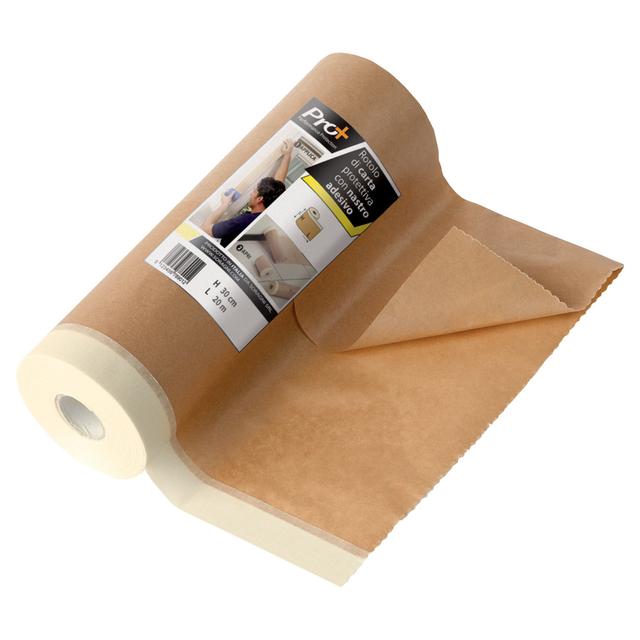 ROTOLO CARTA PROTETTIVA PRO+ 30cm x 20m CON NASTRO ADESIVO | Tecnomat ROTOLO CARTA PROTETTIVA PRO+ 30cm x 20m CON NASTRO ADESIVO - 2 | Tecnomat