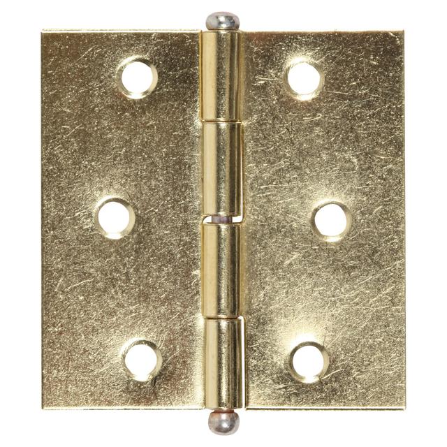 CERNIERE PIANE SPINA ESTRAIBILE 50x50 mm ACCIAIO OTTONATO 2 PEZZI | Tecnomat CERNIERE PIANE SPINA ESTRAIBILE 50x50 mm ACCIAIO OTTONATO 2 PEZZI - 2 | Tecnomat