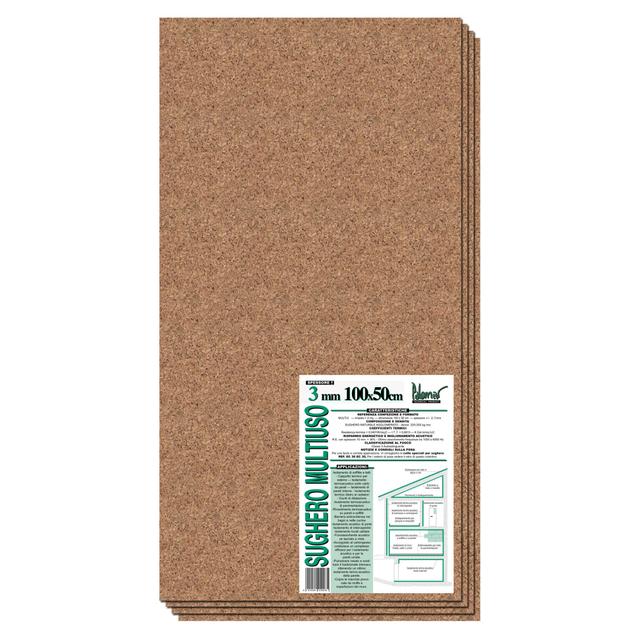 SUGHERO AGGLOMERATO PALOMAR 4 LASTRE 100 x 50 cm SPESSORE 3mm | Tecnomat SUGHERO AGGLOMERATO PALOMAR 4 LASTRE 100 x 50 cm SPESSORE 3mm | Tecnomat