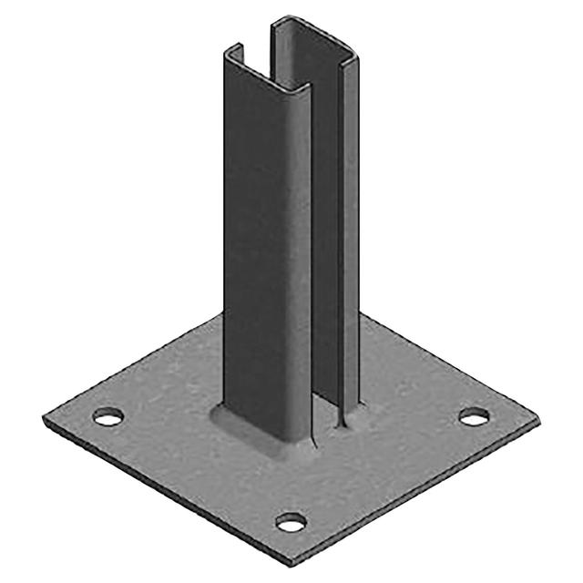 STAFFA PORTAPALO PER PANNELLO DA RECINZIONE ZINCATA | Tecnomat STAFFA PORTAPALO PER PANNELLO DA RECINZIONE ZINCATA - 2 | Tecnomat