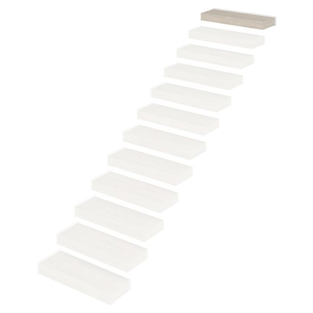 GRADINO SBARCO SCALA SOSPESA 80 cm FAGGIO SBIANCATO L80xH32xSP9 cm | Tecnomat GRADINO SBARCO SCALA SOSPESA 80 cm FAGGIO SBIANCATO L80xH32xSP9 cm - 2 | Tecnomat