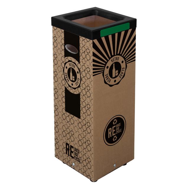 CONTENITORE IN CARTONE STILCASA 100 l 38x38xh80 cm SIMBOLO VETRO | Tecnomat CONTENITORE IN CARTONE STILCASA 100 l 38x38xh80 cm SIMBOLO VETRO - 2 | Tecnomat