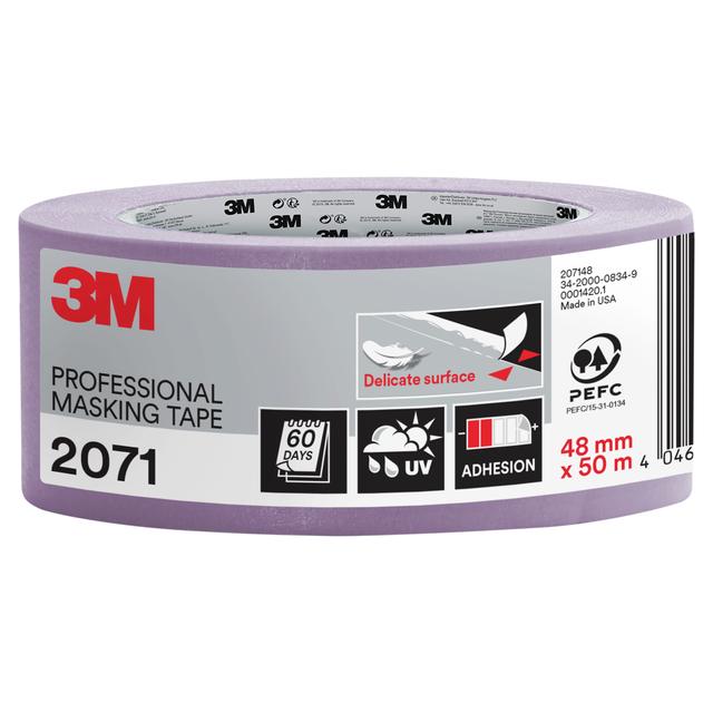 NASTRO MASCHERATURA 3M 2071 48mm x 50m VIOLA CARTA WASHI PER SUPERFICI DELICATE | Tecnomat NASTRO MASCHERATURA 3M 2071 48mm x 50m VIOLA CARTA WASHI PER SUPERFICI DELICATE - 2 | Tecnomat