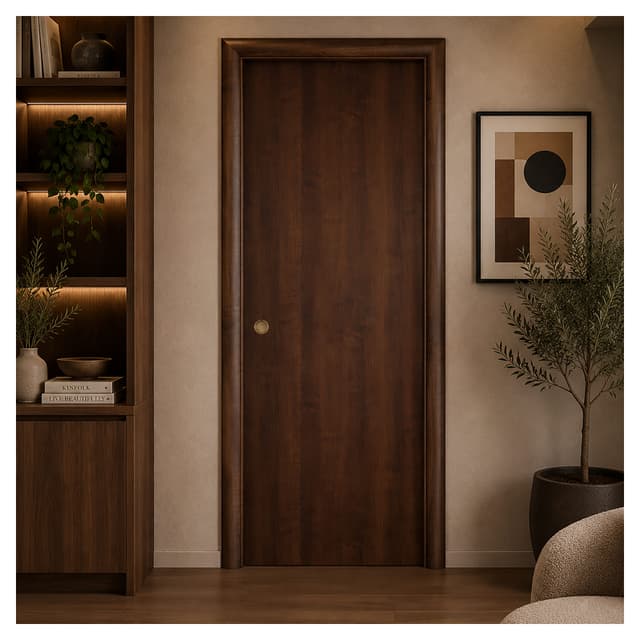 PORTA DA INTERNO SCORREVOLE INTERNO MURO NOCCIOLA 80x210 cm (LxH) REVERSIBILE | Tecnomat PORTA DA INTERNO SCORREVOLE INTERNO MURO NOCCIOLA 80x210 cm (LxH) REVERSIBILE - 2 | Tecnomat
