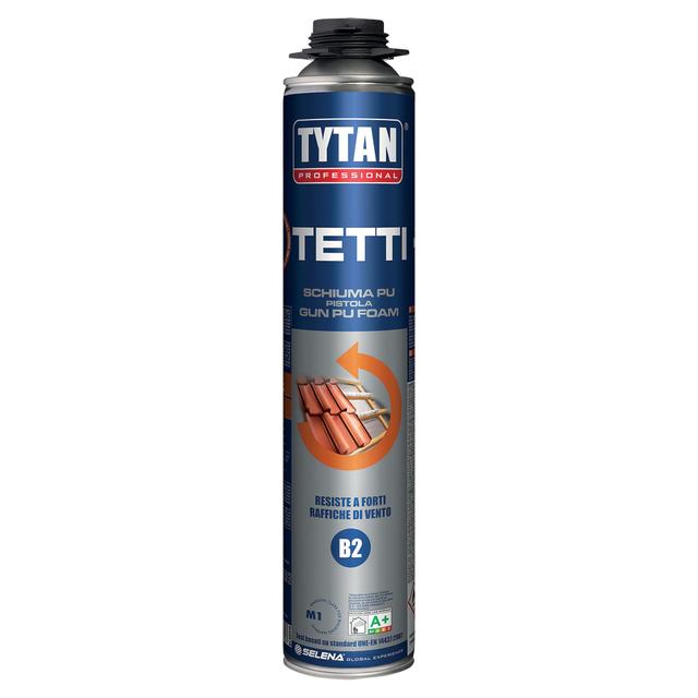 SCHIUMA POLIURETANICA TYTAN TETTI 750ml PER PISTOLA PER TEGOLE E COPPI | Tecnomat SCHIUMA POLIURETANICA TYTAN TETTI 750ml PER PISTOLA PER TEGOLE E COPPI | Tecnomat