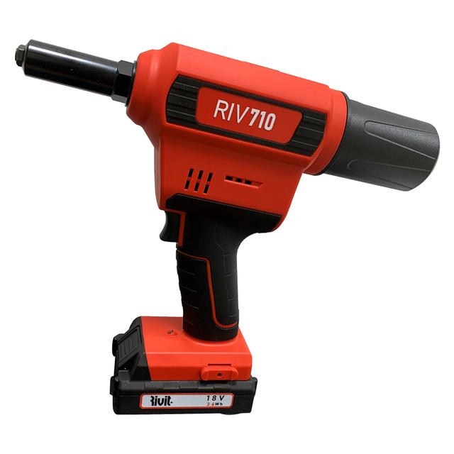 RIVETTATRICE A BATTERIA RIVIT RIV 710 18 V RIVETTI FINO Ø 4,8 mm BATTERIA LITIO 2,0 Ah | Tecnomat RIVETTATRICE A BATTERIA RIVIT RIV 710 18 V RIVETTI FINO Ø 4,8 mm BATTERIA LITIO 2,0 Ah | Tecnomat