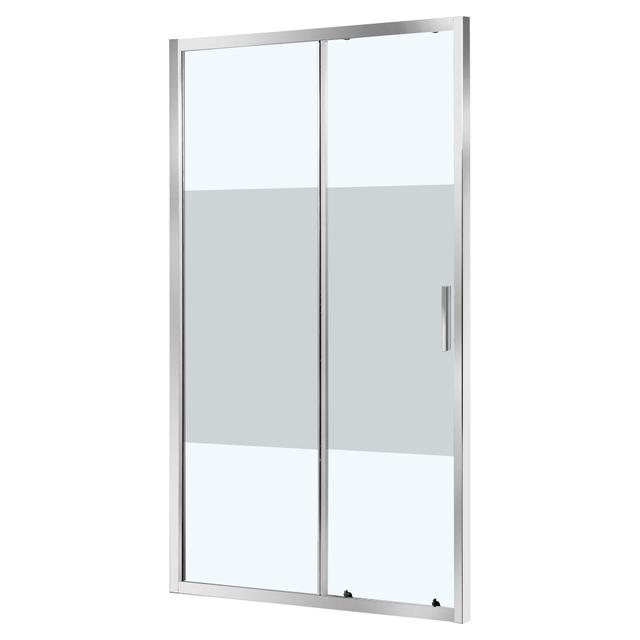 PORTA DOCCIA FENIS SCORREVOLE 138-142 cm H 190 cm VETRO SERIGRAFATO 6mm PROFILI METALLO CROMATO | Tecnomat PORTA DOCCIA FENIS SCORREVOLE 138-142 cm H 190 cm VETRO SERIGRAFATO 6mm PROFILI METALLO CROMATO | Tecnomat