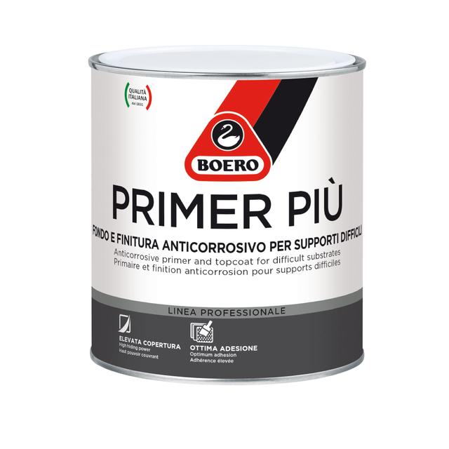 FONDO FINITURA SUPERFICI DIFFICILI BOERO PRIMERPIU BIANCO 2,5 l 10-12 m²/l PER MANO | Tecnomat FONDO FINITURA SUPERFICI DIFFICILI BOERO PRIMERPIU BIANCO 2,5 l 10-12 m²/l PER MANO - 2 | Tecnomat