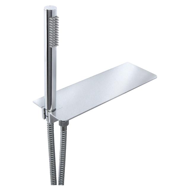 KIT DOCCIA TECOM SHELF ROUND CROM PRESA ACQUA E MENSOLA DX DOCCETTA 1 GETTO FLESSIBILE 150 cm | Tecnomat KIT DOCCIA TECOM SHELF ROUND CROM PRESA ACQUA E MENSOLA DX DOCCETTA 1 GETTO FLESSIBILE 150 cm | Tecnomat