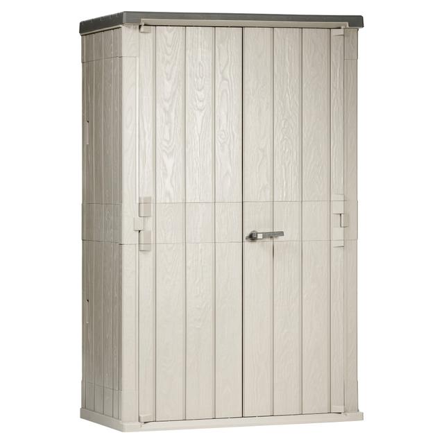 ARMADIO DA ESTERNO IN RESINA 2 ANTE LUCCHETTABILE 130x75,5x206cm 1670 l | Tecnomat ARMADIO DA ESTERNO IN RESINA 2 ANTE LUCCHETTABILE 130x75,5x206cm 1670 l - 2 | Tecnomat