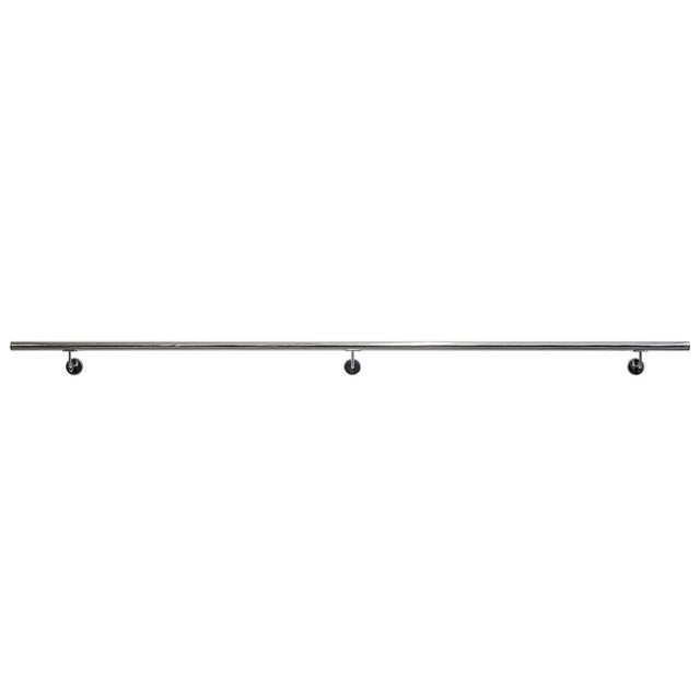 KIT CORRIMANO A MURO INOX AISI 316 Ø 42,4x3000 mm LUCIDO | Tecnomat KIT CORRIMANO A MURO INOX AISI 316 Ø 42,4x3000 mm LUCIDO | Tecnomat