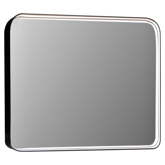 SPECCHIO NOA 100x80 cm CON CORNICE NERA REVERSIBILE STRIP LED 36 W LUCE FREDDA | Tecnomat SPECCHIO NOA 100x80 cm CON CORNICE NERA REVERSIBILE STRIP LED 36 W LUCE FREDDA | Tecnomat